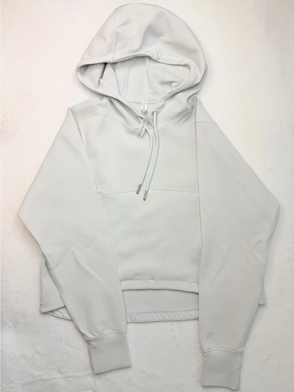 Lululemon Athletic Cropped Blue hoodie Sweatshirt Size 6